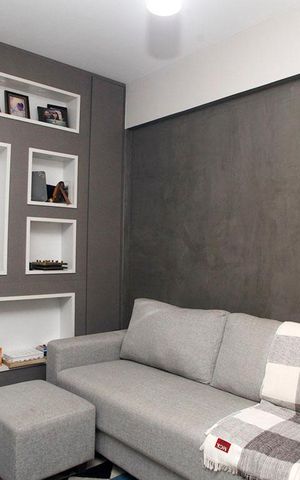 Studio para alugar com 46m², 1 quarto e 1 vagaSala