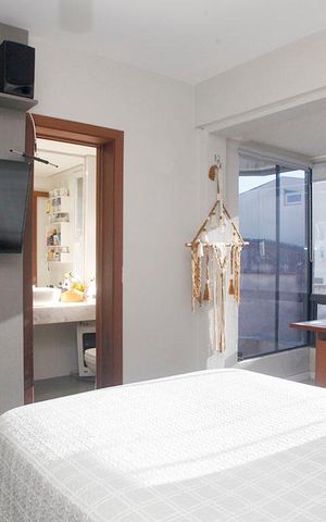 Studio para alugar com 46m², 1 quarto e 1 vagaQuarto