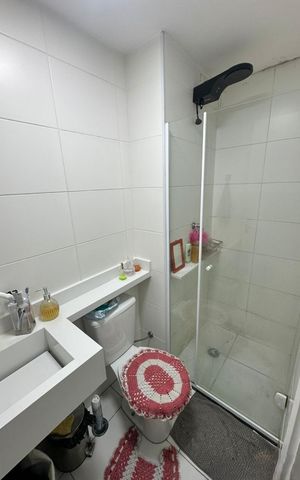 Apartamento à venda com 33m², 2 quartos e sem vaga Apartamento à venda com 33m², 2 quartos e sem vagaBanheiro