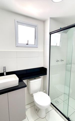 Apartamento à venda com 55m², 2 quartos e 1 vaga Apartamento à venda com 55m², 2 quartos e 1 vagaBanheiro da Suíte