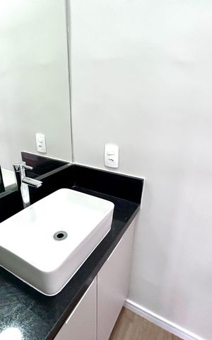 Apartamento à venda com 55m², 2 quartos e 1 vaga Apartamento à venda com 55m², 2 quartos e 1 vagaBanheiro 1