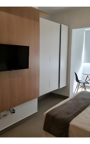 Apartamento para alugar com 26m², 1 quarto e 1 vaga