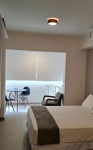 Apartamento para alugar com 26m², 1 quarto e 1 vaga