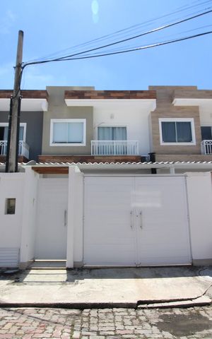 Casa de condomínio à venda com 100m², 3 quartos e 1 vagaFachada
