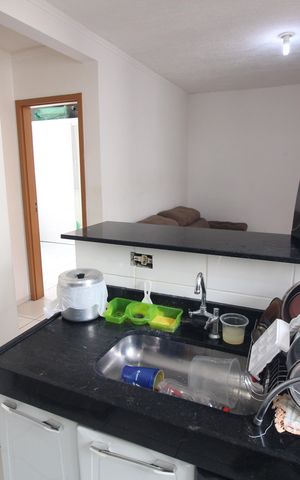 Apartamento à venda com 47m², 2 quartos e 1 vagaCozinha e Área de Serviço