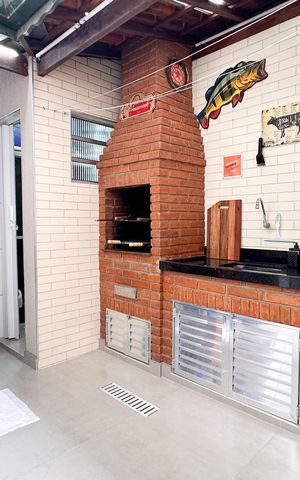 Casa de condomínio à venda com 90m², 2 quartos e 2 vagas Casa de condomínio à venda com 90m², 2 quartos e 2 vagasÁrea gourmet