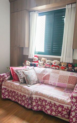 Apartamento à venda com 75m², 3 quartos e 2 vagasQuarto 1