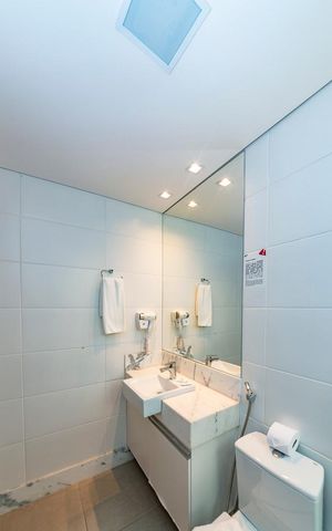 Apartamento à venda com 62m², 1 quarto e 1 vaga Apartamento à venda com 62m², 1 quarto e 1 vagaBanheiro da Suíte