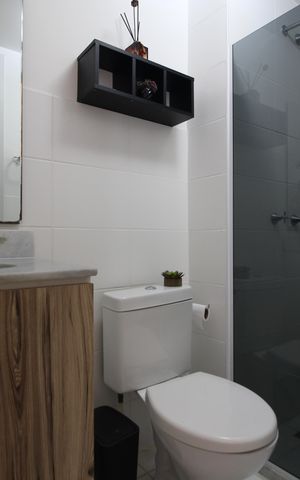 Apartamento à venda com 52m², 2 quartos e 1 vagaBanheiro Social