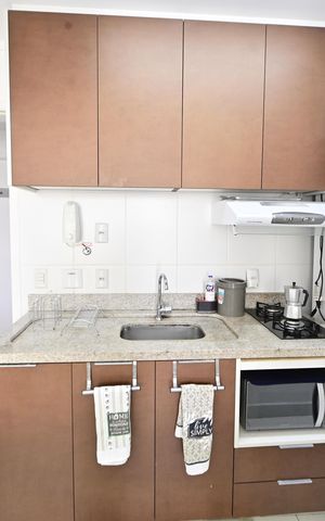 Apartamento para alugar com 45m², 1 quarto e 1 vaga