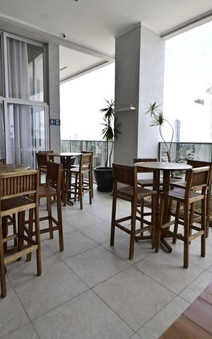 Apartamento para alugar com 45m², 1 quarto e 1 vaga