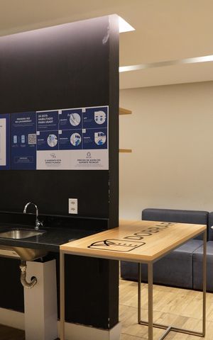 Studio à venda com 38m², 1 quarto e sem vagaLavanderia