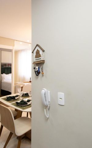 Apartamento à venda com 34m², 1 quarto e sem vaga Apartamento à venda com 34m², 1 quarto e sem vagaCozinha e Área de Serviço