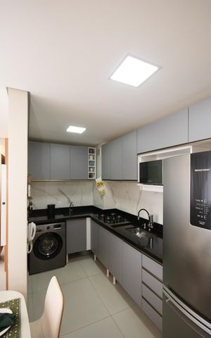Apartamento à venda com 34m², 1 quarto e sem vaga Apartamento à venda com 34m², 1 quarto e sem vagaCozinha e Área de Serviço
