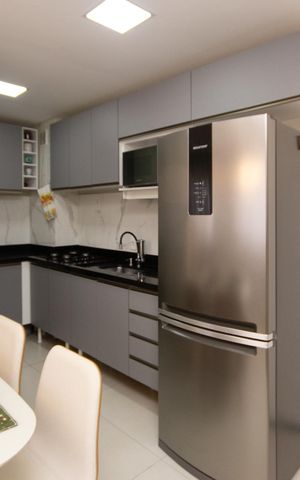 Apartamento à venda com 34m², 1 quarto e sem vaga Apartamento à venda com 34m², 1 quarto e sem vagaCozinha e Área de Serviço