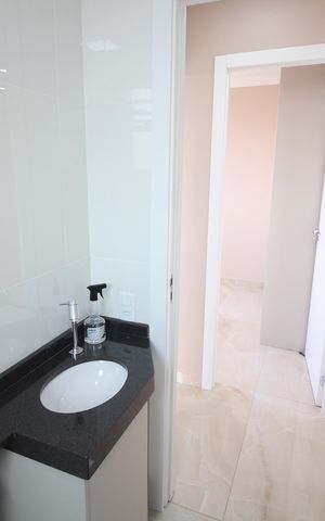 Apartamento à venda com 55m², 2 quartos e 1 vagaBanheiro