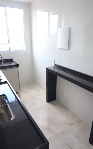 Apartamento à venda com 55m², 2 quartos e 1 vagaCozinha e Área de Serviço