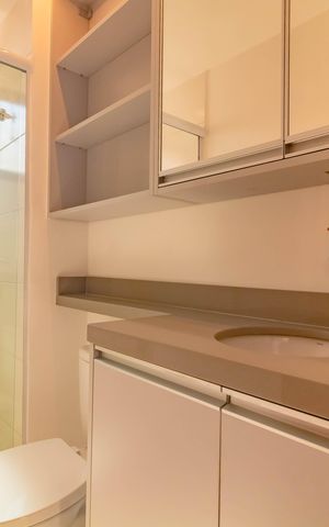 Studio à venda com 36m², 2 quartos e sem vaga
