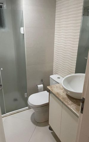 Apartamento à venda com 75m², 2 quartos e 2 vagas Apartamento à venda com 75m², 2 quartos e 2 vagasBanheiro