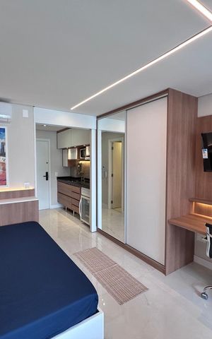Studio à venda com 30m², 1 quarto e sem vaga Studio à venda com 30m², 1 quarto e sem vagaQuarto