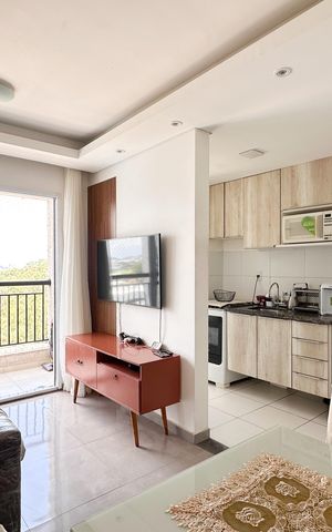 Apartamento à venda com 57m², 2 quartos e 1 vaga Apartamento à venda com 57m², 2 quartos e 1 vagaSala