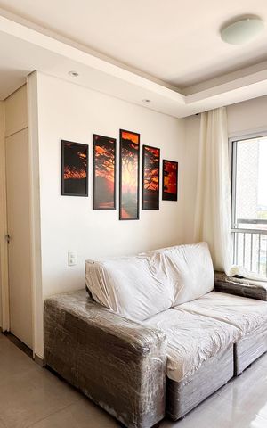 Apartamento à venda com 57m², 2 quartos e 1 vaga Apartamento à venda com 57m², 2 quartos e 1 vagaSala