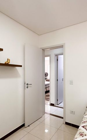 Apartamento à venda com 77m², 3 quartos e 2 vagasQuarto 2