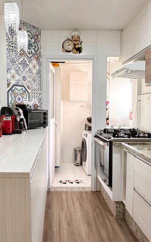 Apartamento à venda com 77m², 3 quartos e 2 vagasCozinha