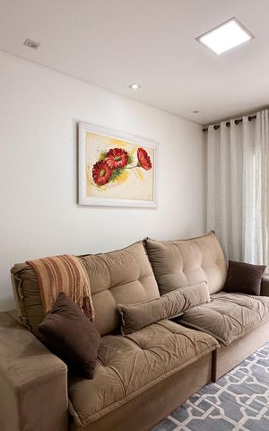 Apartamento à venda com 77m², 3 quartos e 2 vagasSala
