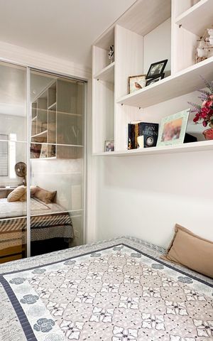 Apartamento à venda com 77m², 3 quartos e 2 vagasQuarto 1