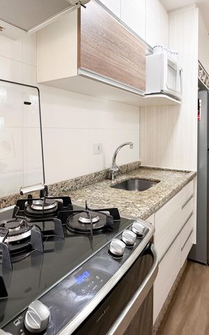 Apartamento à venda com 77m², 3 quartos e 2 vagasCozinha