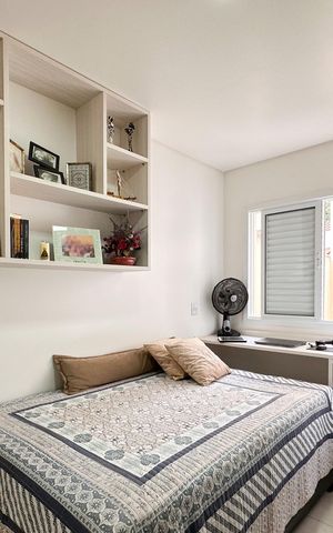 Apartamento à venda com 77m², 3 quartos e 2 vagasQuarto 1