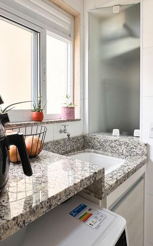 Apartamento à venda com 77m², 3 quartos e 2 vagasÁrea de Serviço