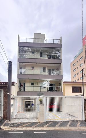 Apartamento à venda com 77m², 3 quartos e 2 vagasFachada