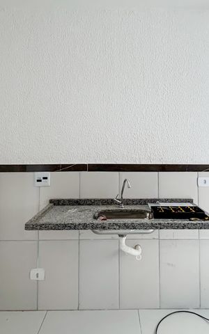 Apartamento para alugar com 43m², 1 quarto e sem vaga