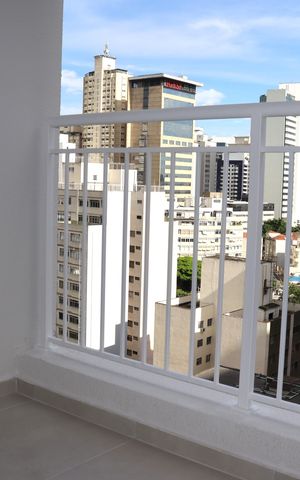Studio à venda com 24m², 1 quarto e sem vagaVaranda