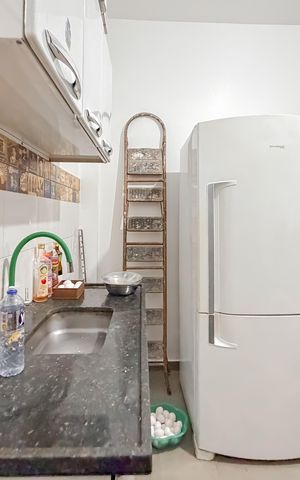 Studio à venda com 28m², 1 quarto e sem vaga Studio à venda com 28m², 1 quarto e sem vagaCozinha