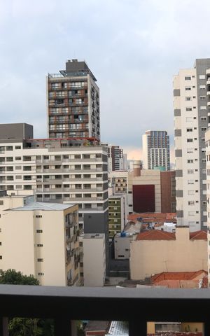 Studio à venda com 30m², 1 quarto e sem vagaVaranda