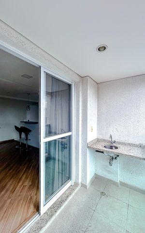 Apartamento à venda com 45m², 1 quarto e 1 vagaVaranda