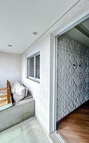 Apartamento à venda com 45m², 1 quarto e 1 vagaVaranda