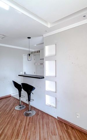 Apartamento à venda com 45m², 1 quarto e 1 vagaSala
