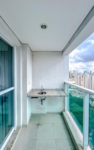Apartamento à venda com 45m², 1 quarto e 1 vagaVaranda