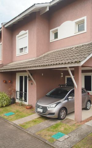 Casa de condomínio para alugar com 124m², 3 quartos e 2 vagasfachada da casa