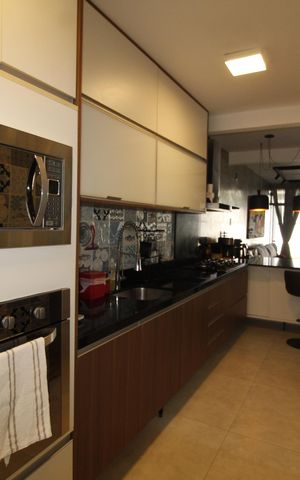 Casa de condomínio para alugar com 97m², 2 quartos e 1 vagaCozinha