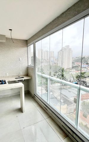 Apartamento à venda com 33m², 1 quarto e 1 vaga Apartamento à venda com 33m², 1 quarto e 1 vagaVaranda gourmet