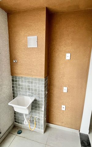 Apartamento à venda com 33m², 1 quarto e 1 vaga Apartamento à venda com 33m², 1 quarto e 1 vagaVaranda gourmet
