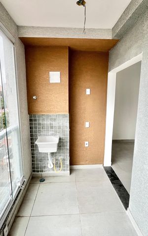 Apartamento à venda com 33m², 1 quarto e 1 vaga Apartamento à venda com 33m², 1 quarto e 1 vagaVaranda gourmet