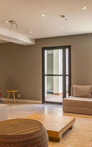 Studio à venda com 26m², 1 quarto e sem vaga Studio à venda com 26m², 1 quarto e sem vagaHall social