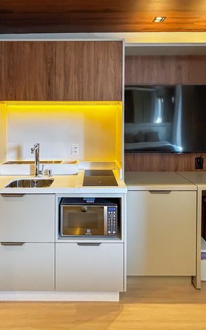 Studio à venda com 28m², 1 quarto e sem vaga Studio à venda com 28m², 1 quarto e sem vagaStudio