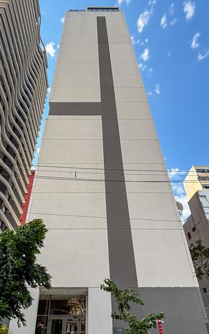 Studio à venda com 28m², 1 quarto e sem vaga Studio à venda com 28m², 1 quarto e sem vagaFachada